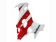 2004-2006 Suzuki GSX600F/GSX750F Motorcycle Fairings - White Red UK