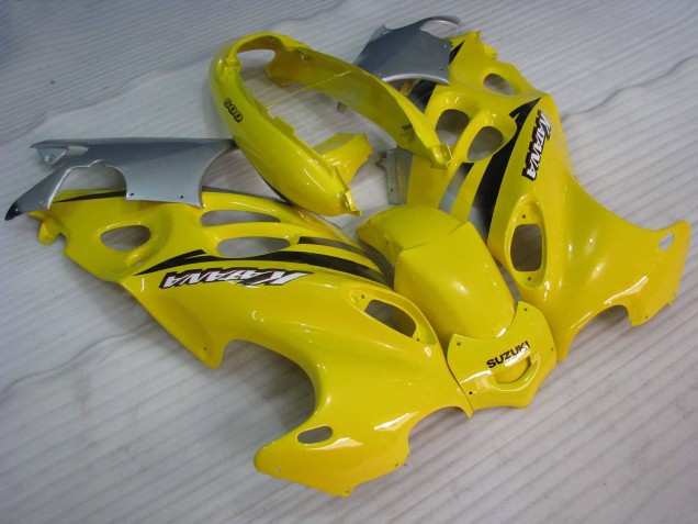 2004-2006 Suzuki GSX600F/GSX750F Motorcycle Fairings - Yellow Katana UK