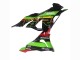2023-2025 Kawasaki ZX6R Motorcycle Fairings - Green Black Red Yellow Dunlop UK