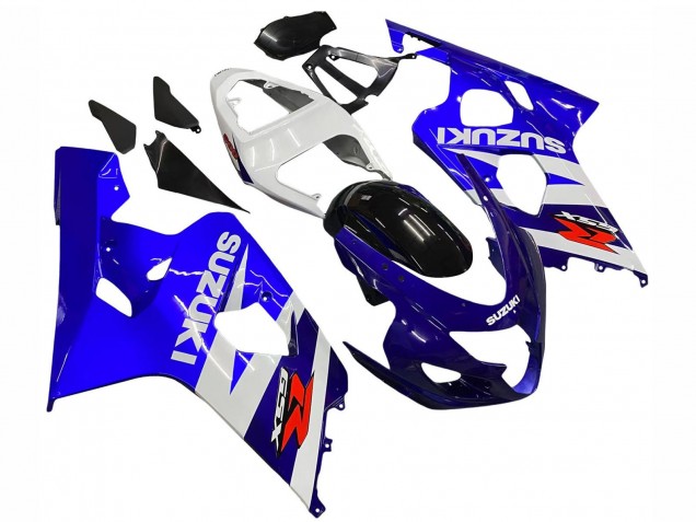 2004-2005 Suzuki GSXR 600 / GSXR 750 Motorcycle Fairing Kits - White Blue Black Red UK