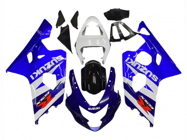2004-2005 Suzuki GSXR 600 / GSXR 750 Motorcycle Fairing Kits - White Blue Black Red UK