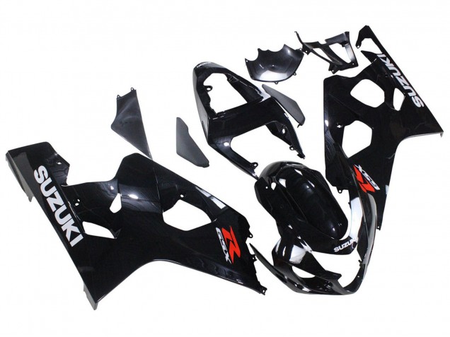 2004-2005 Suzuki GSXR 600 / GSXR 750 Motorcycle Fairing - Glossy Black UK