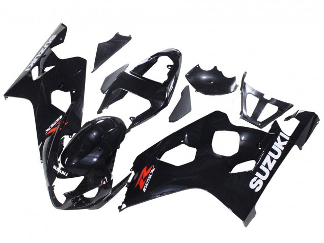 2004-2005 Suzuki GSXR 600 / GSXR 750 Motorcycle Fairing - Glossy Black UK