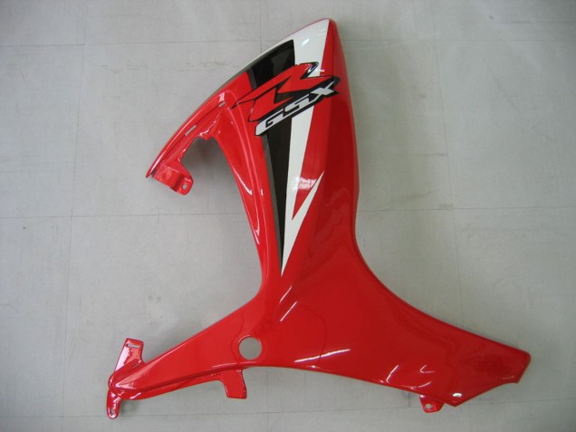2006-2007 Suzuki GSXR 600 / GSXR 750 Motorcycle Fairing - White Red Glossy Black UK
