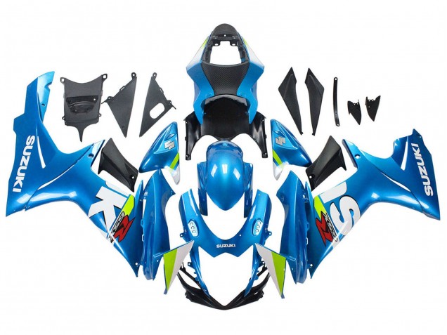 2011-2024 Suzuki GSXR 600 / GSXR 750 Motorcycle Fairings - Light Blue Green White Red UK