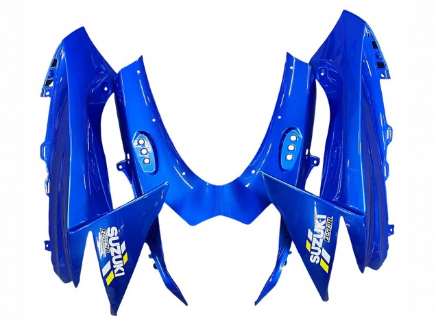 2011-2024 Suzuki GSXR 600 / GSXR 750 Motorcycle Fairings - Blue Silver Ecstar UK