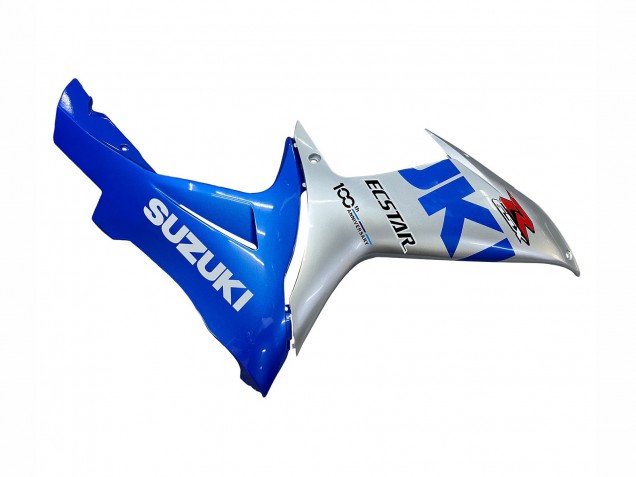 2011-2024 Suzuki GSXR 600 / GSXR 750 Motorcycle Fairings - Blue Silver Ecstar UK