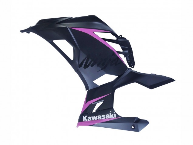 2018-2024 Kawasaki Ninja 400 Motorcycle Fairings - Matte Black Pink UK