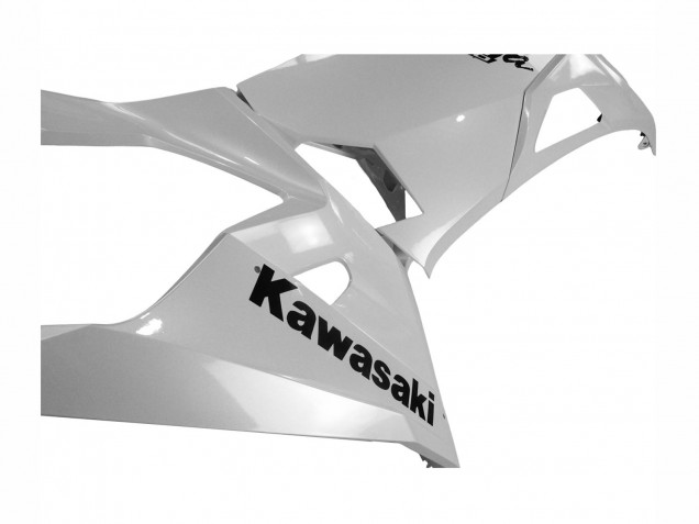 2018-2024 Kawasaki Ninja 400 Motorcycle Fairings - Glossy White UK