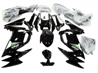 2020-2024 Kawasaki Ninja 650 EX650 Motorcycle Fairings - Glossy Black Green UK
