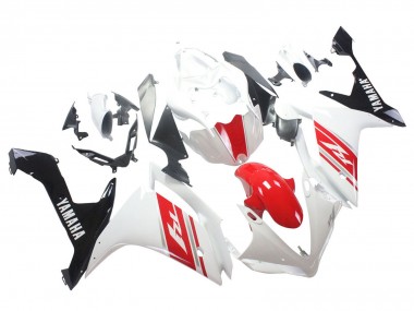 2007-2008 Yamaha YZF 1000 R1 Motorcycle Fairing - White Red Black UK