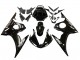 2006-2009 Yamaha YZF R6S Motorcycle Fairings - Glossy Black White Decals UK