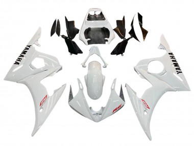2006-2009 Yamaha YZF R6S Motorcycle Fairing Kits - White UK