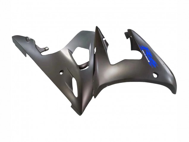2006-2009 Yamaha YZF R6S Motorcycle Fairings - Matte Black Blue UK