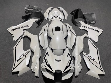 2021-2025 Kawasaki ZX10R Motorcycle Fairings - Pearl White Black UK