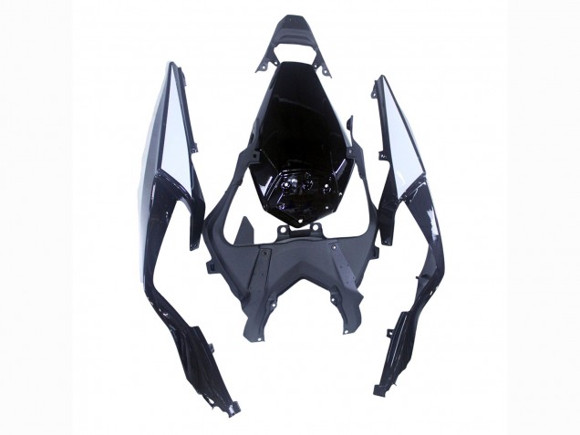 2019-2022 Kawasaki ZX6R Motorcycle Fairings - Glossy Black White UK