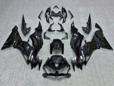2019-2022 Kawasaki ZX6R Motorcycle Fairing - Glossy Black UK