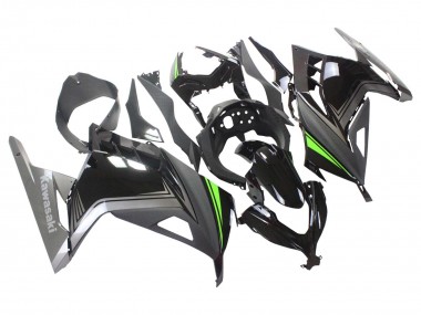 2013-2024 Kawasaki EX300 Motorcycle Fairings - Glossy Black Matte Black Green UK