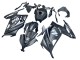 2013-2024 Kawasaki EX300 Motorcycle Fairings - Matte Black White Elf Snow UK