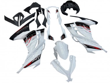 2013-2024 Kawasaki EX300 Motorcycle Fairings - White Red Black UK