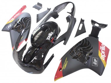 2000-2005 Aprilia RS125 Motorcycle Fairings - Black Red Yellow UK