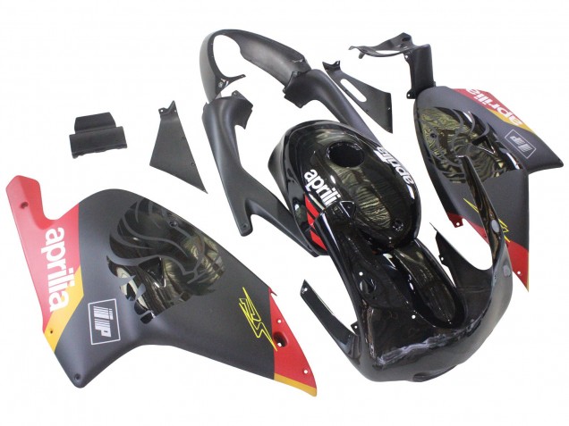 2000-2005 Aprilia RS125 Motorcycle Fairings - Black Red Yellow UK