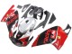 2000-2005 Aprilia RS125 Motorcycle Fairings - Red Black Silver Racing UK