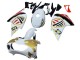 2000-2005 Aprilia RS125 Motorcycle Fairings - White Yellow Red UK