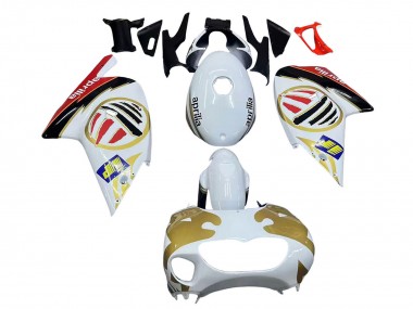 2000-2005 Aprilia RS125 Motorcycle Fairings - White Yellow Red UK
