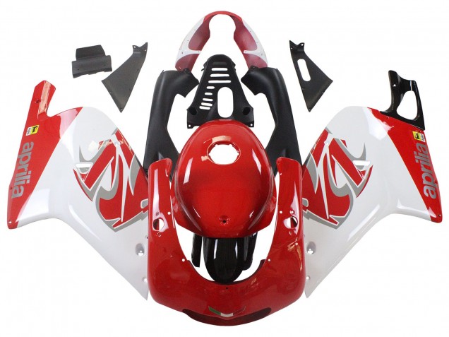 2000-2005 Aprilia RS125 Motorcycle Fairings - White Red UK