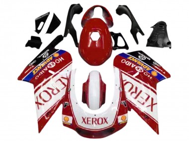 2000-2005 Aprilia RS125 Motorcycle Fairings - White Red Yellow Blue Xerox UK
