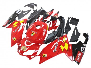 2006-2011 Aprilia RS125 Motorcycle Fairings - Red White Yellow Black UK