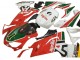 2006-2011 Aprilia RS125 Motorcycle Fairings - White Red Green UK