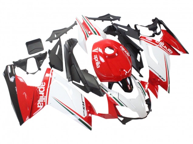 2006-2011 Aprilia RS125 Motorcycle Fairings - White Red Black UK
