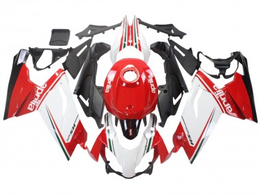 2006-2011 Aprilia RS125 Motorcycle Fairings - White Red Black UK