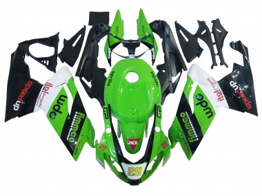 2006-2011 Aprilia RS125 Motorcycle Fairing - Green White Black UK
