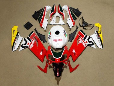 2006-2011 Aprilia RS125 Motorcycle Fairings - Red White Black Yellow UK