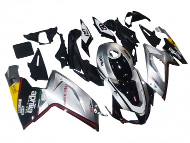 2006-2011 Aprilia RS125 Motorcycle Fairings - Silver Black UK