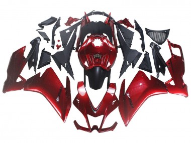 2012-2018 Aprilia RS4 50 125 Motorcycle Fairing - Red Matte Black UK