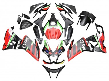 2012-2018 Aprilia RS4 50 125 Motorcycle Fairings - Red Green Black UK