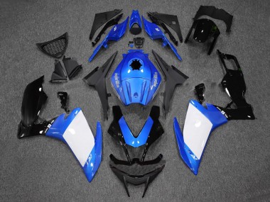 2012-2018 Aprilia RS4 50 125 Motorcycle Fairings - Blue White Glossy Black UK
