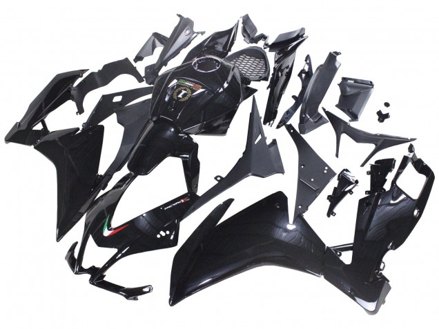 2012-2019 Aprilia RS4 50 125 Motorcycle Fairings - Glossy Black UK