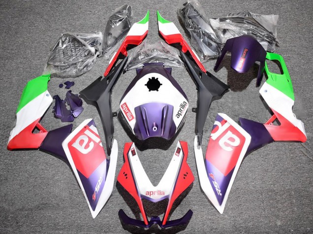 2012-2018 Aprilia RS4 50 125 Motorcycle Fairings - White Green Red Purple UK
