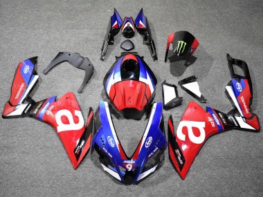 2012-2018 Aprilia RS4 50 125 Motorcycle Fairings - White Blue Red UK