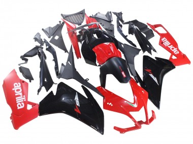 2012-2018 Aprilia RS4 50 125 Motorcycle Fairings - Red Glossy Black UK