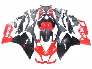 2012-2018 Aprilia RS4 50 125 Motorcycle Fairings - Red Glossy Black UK