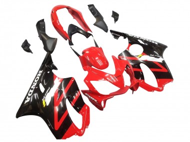 2004-2007 Honda CBR600 F4i Motorcycle Fairing - Red Glossy Black UK