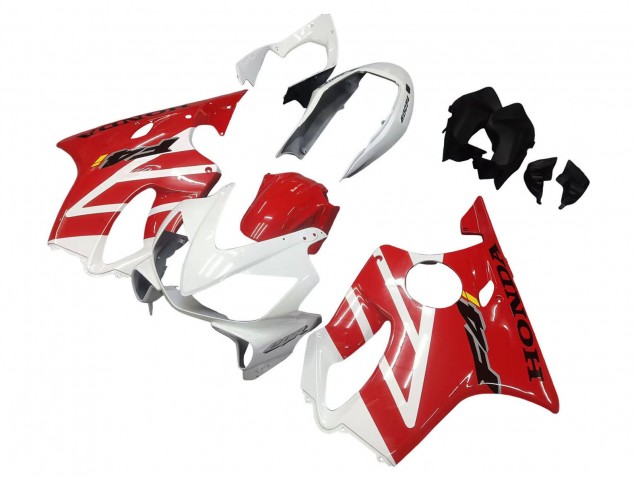 2004-2007 Honda CBR600 F4i Motorcycle Fairings - White Red UK
