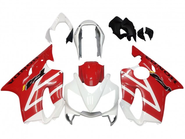 2004-2007 Honda CBR600 F4i Motorcycle Fairings - White Red UK