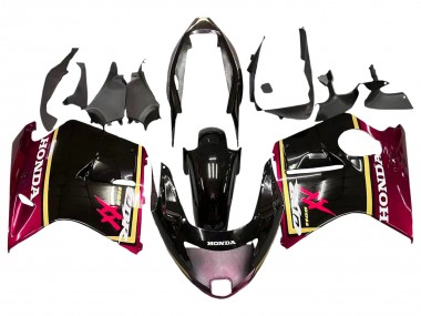 1996-2007 Honda CBR1100XX Blackbird Motorcycle Fairings - Glossy Black Red Yellow UK
